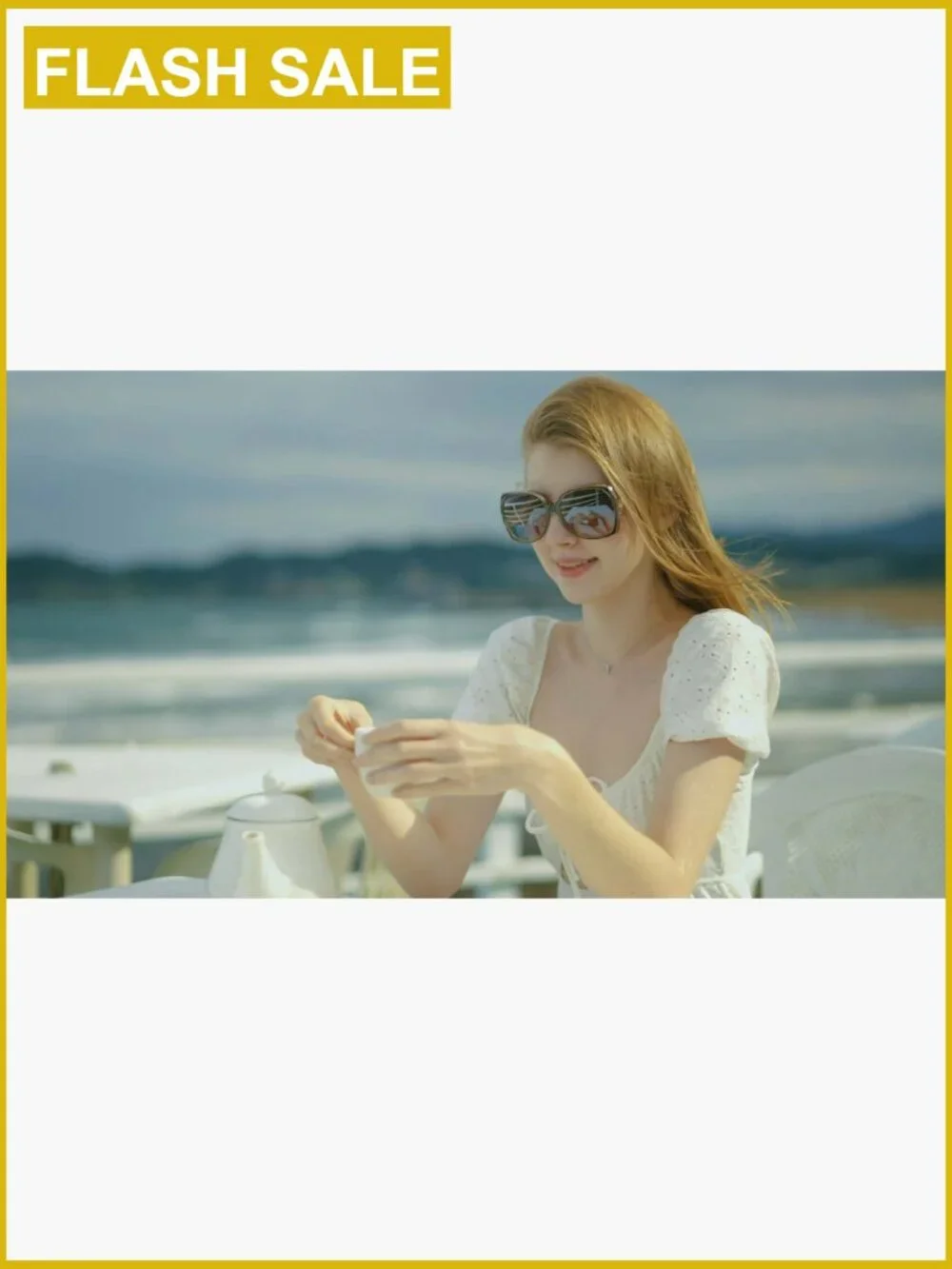 Oversized Square Cat Eye Hybrid Butterfly Fashion Sunglasses